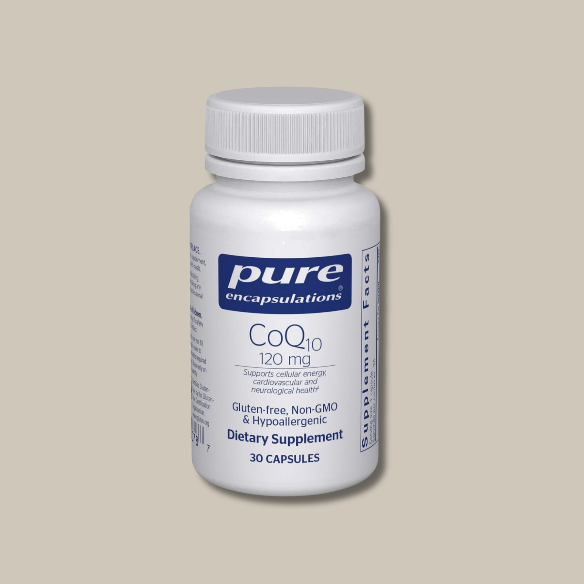 Pure Encapsulations CoQ10 120mg 30 capsules
